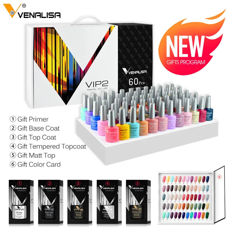 VENALISA Soak-Off UV Gel Nail Polish