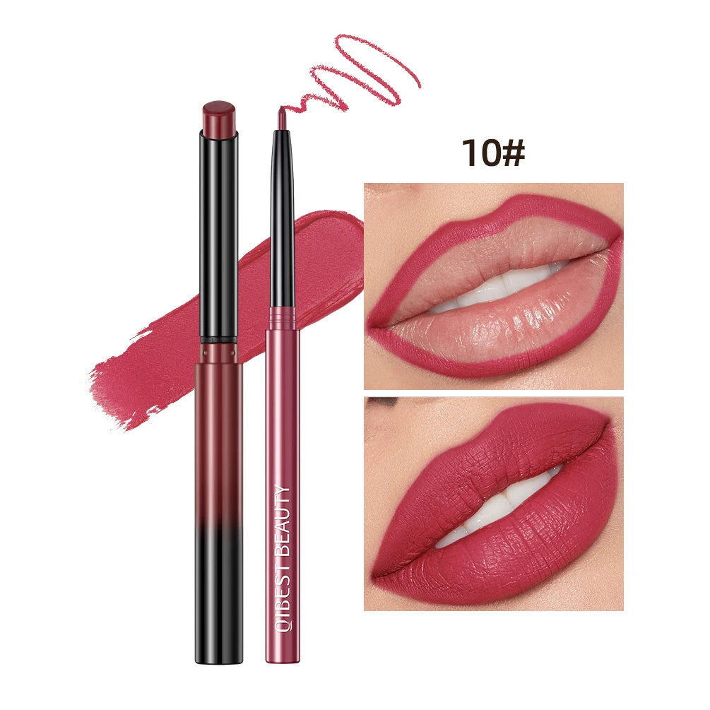 QIBEST Matte Lip & Liner Duo Set