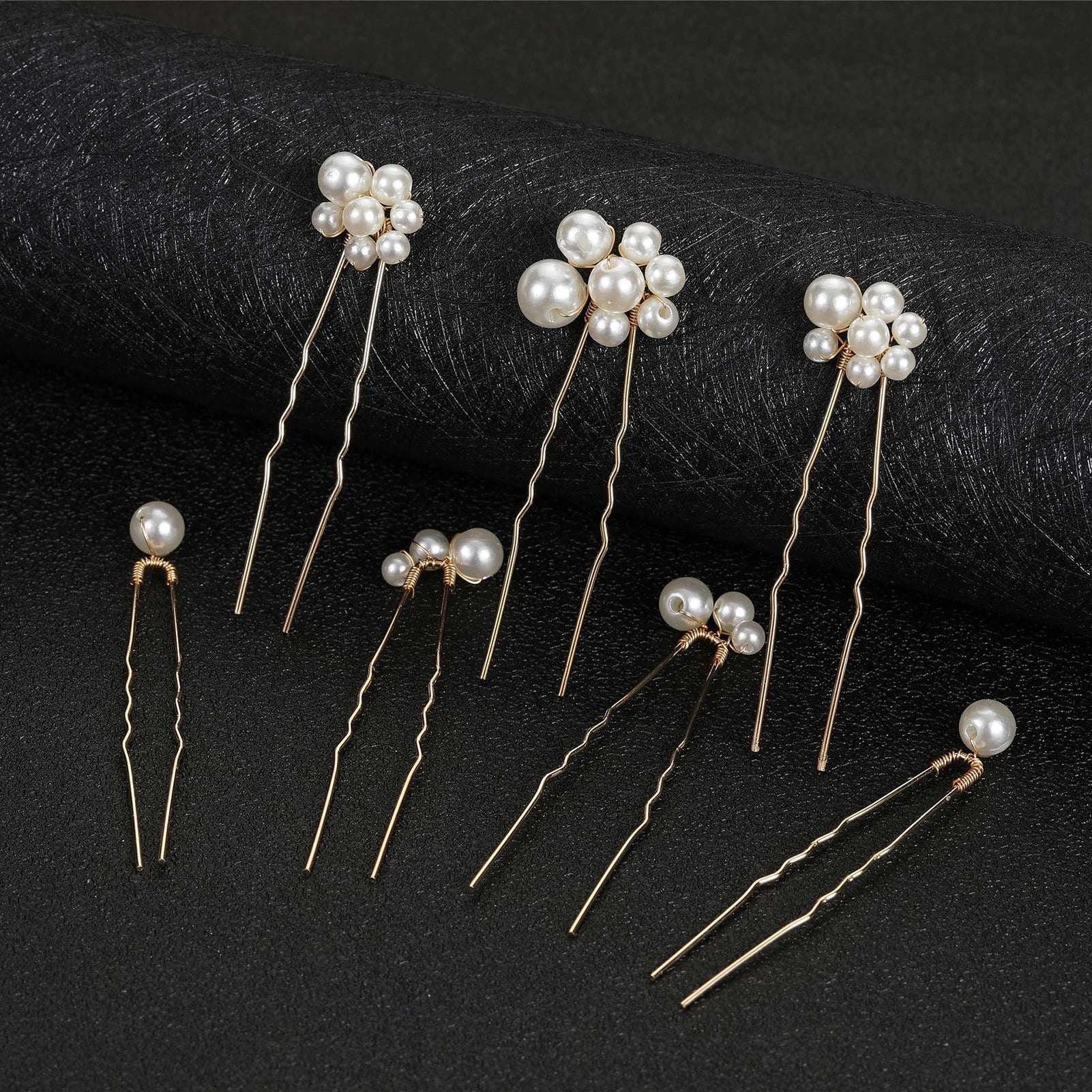 Pearl Flower Bridal Hair Comb Set
