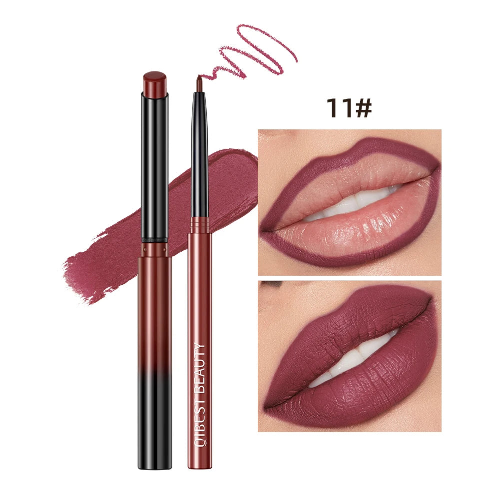 QIBEST Matte Lip & Liner Duo Set