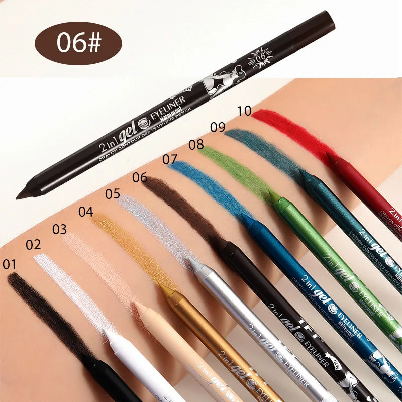 Colorful Waterproof Gel Eyeliner Pencil