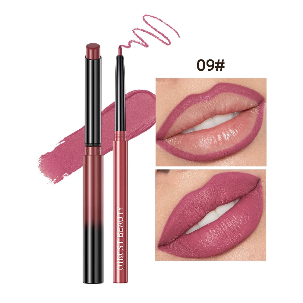 QIBEST Matte Lip & Liner Duo Set