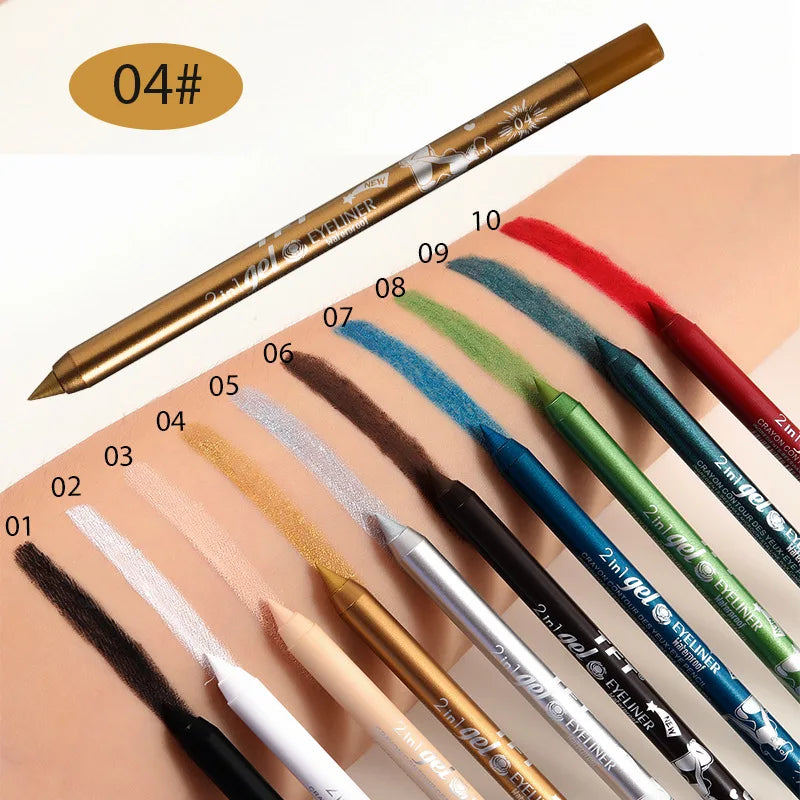 Colorful Waterproof Gel Eyeliner Pencil