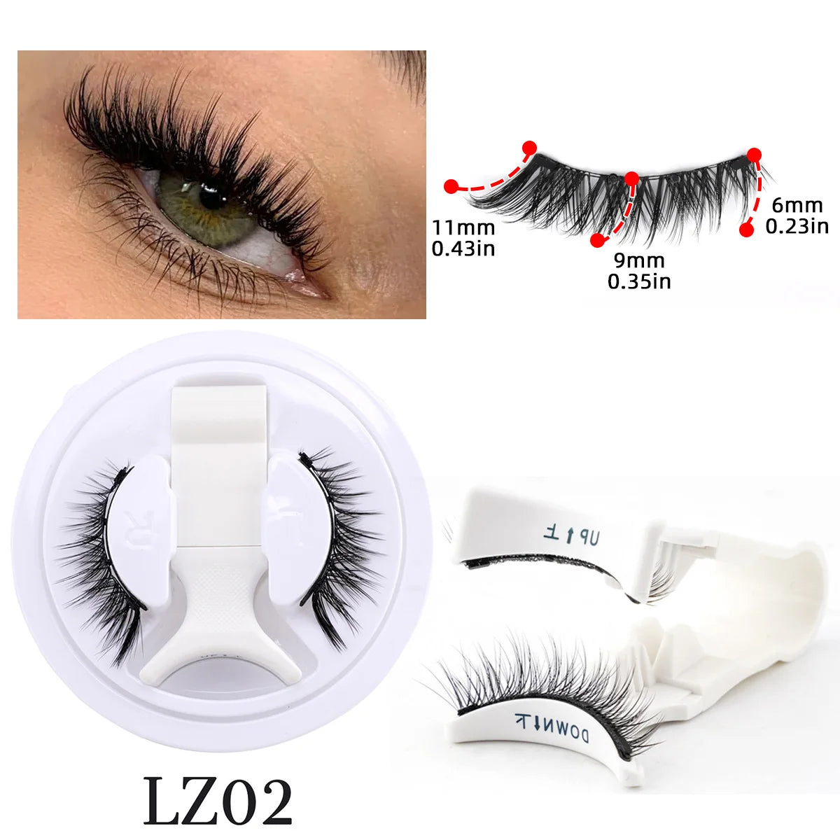 Fluffy Faux Mink Magnetic Lash Set