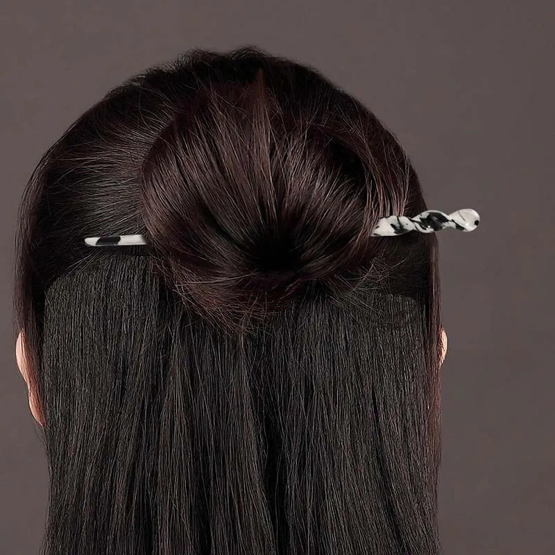 Acetate Hair Stick Pins — Vintage Style