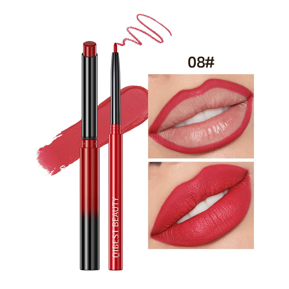 QIBEST Matte Lip & Liner Duo Set