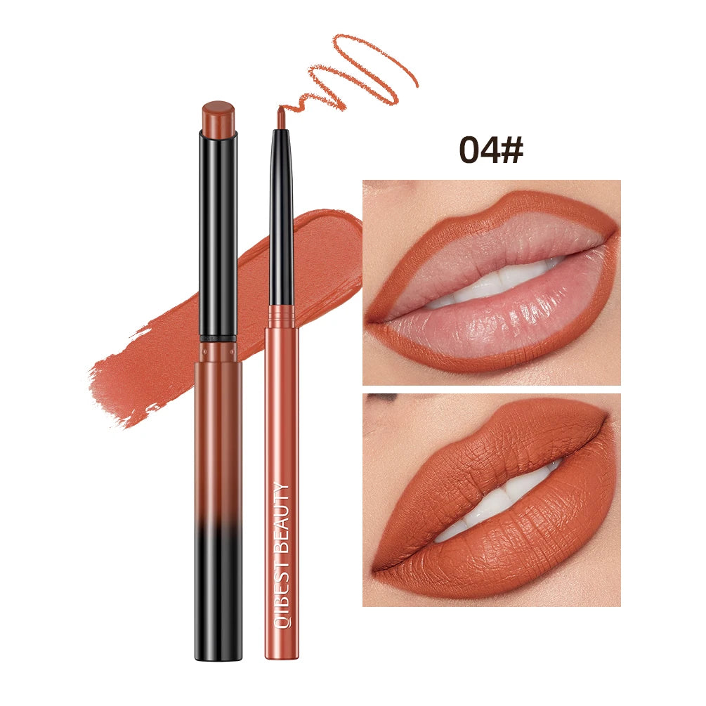 QIBEST Matte Lip & Liner Duo Set