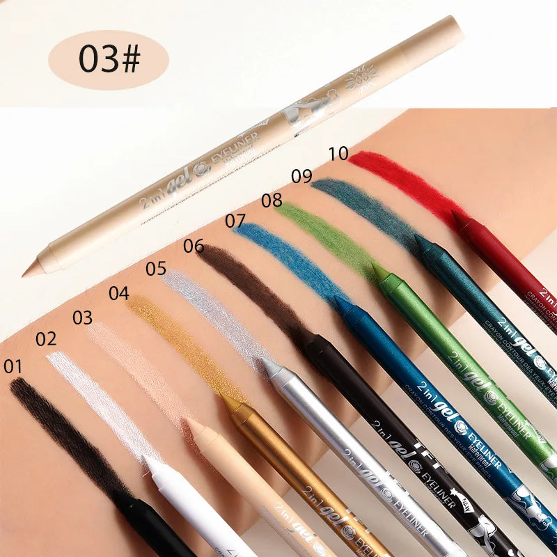 Colorful Waterproof Gel Eyeliner Pencil