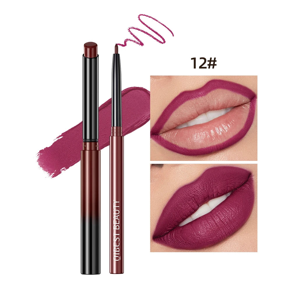 QIBEST Matte Lip & Liner Duo Set