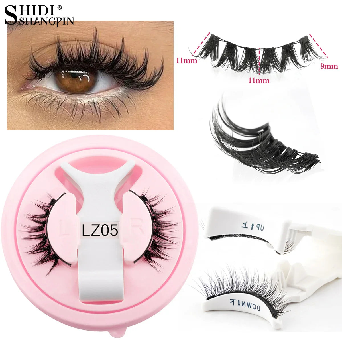 Fluffy Faux Mink Magnetic Lash Set