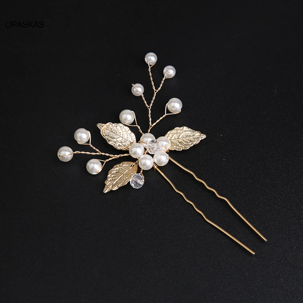Pearl Flower Bridal Hair Comb Set