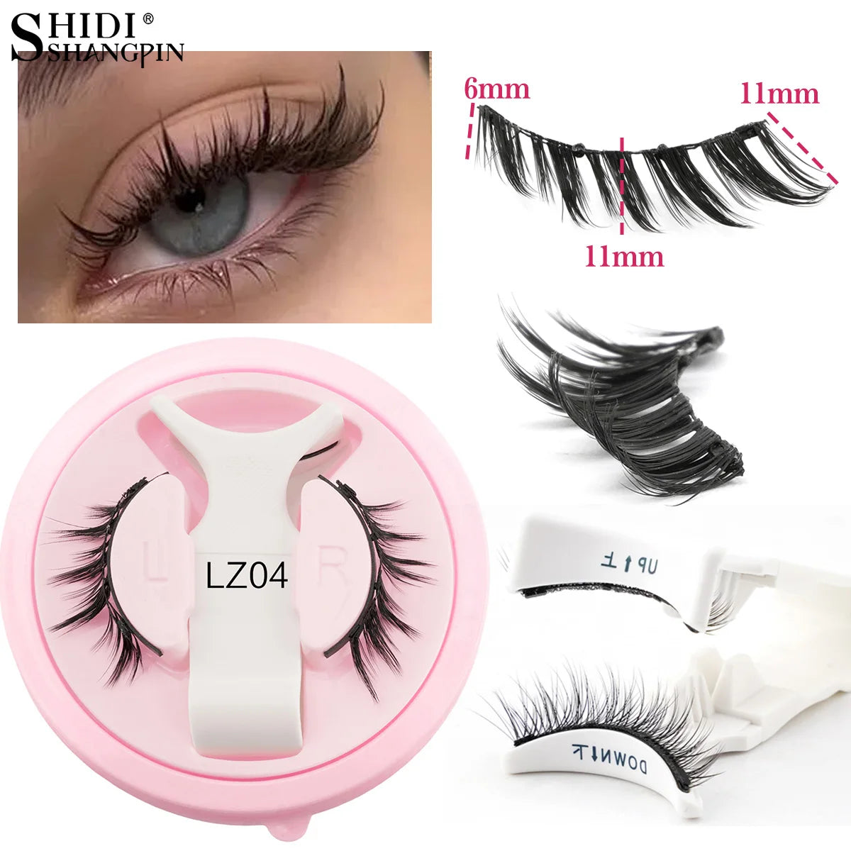 Fluffy Faux Mink Magnetic Lash Set