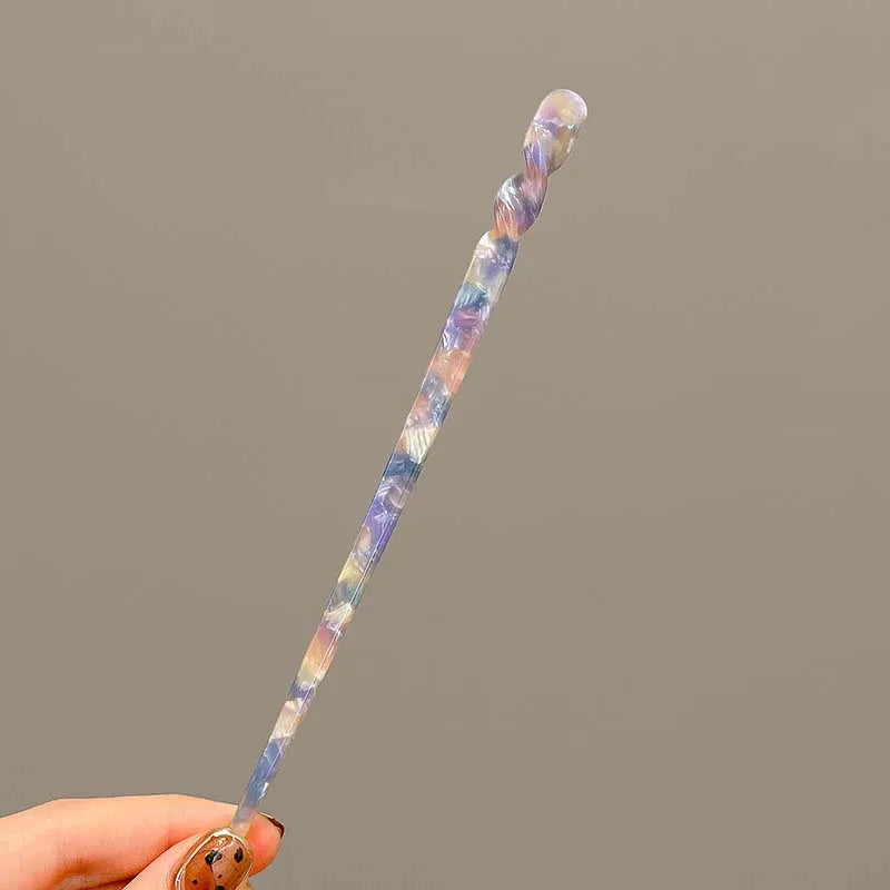Acetate Hair Stick Pins — Vintage Style