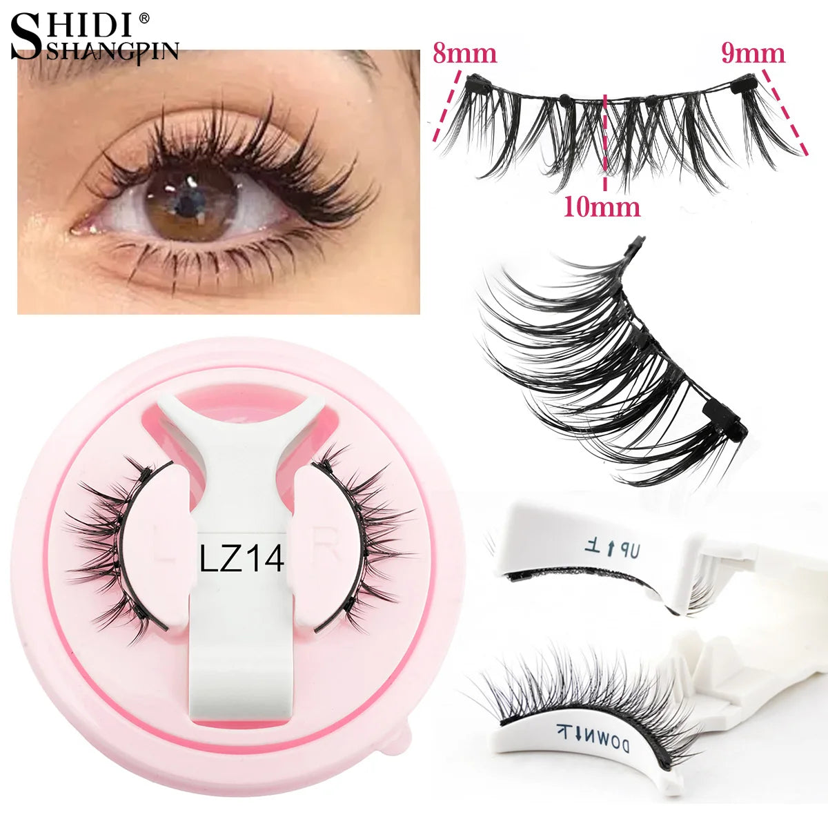 Fluffy Faux Mink Magnetic Lash Set