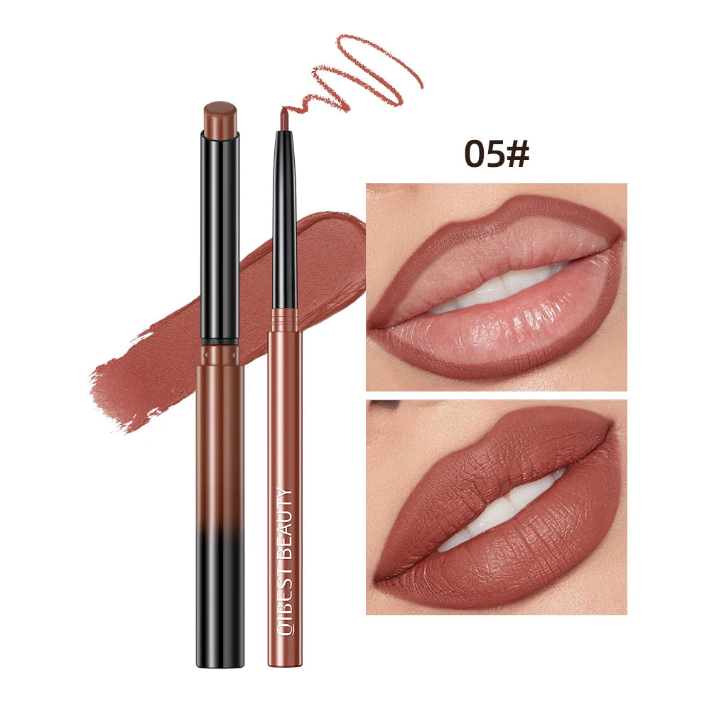 QIBEST Matte Lip & Liner Duo Set