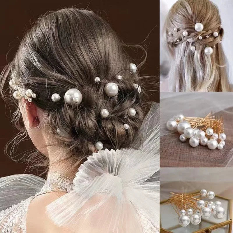 Pearl Flower Bridal Hair Comb Set