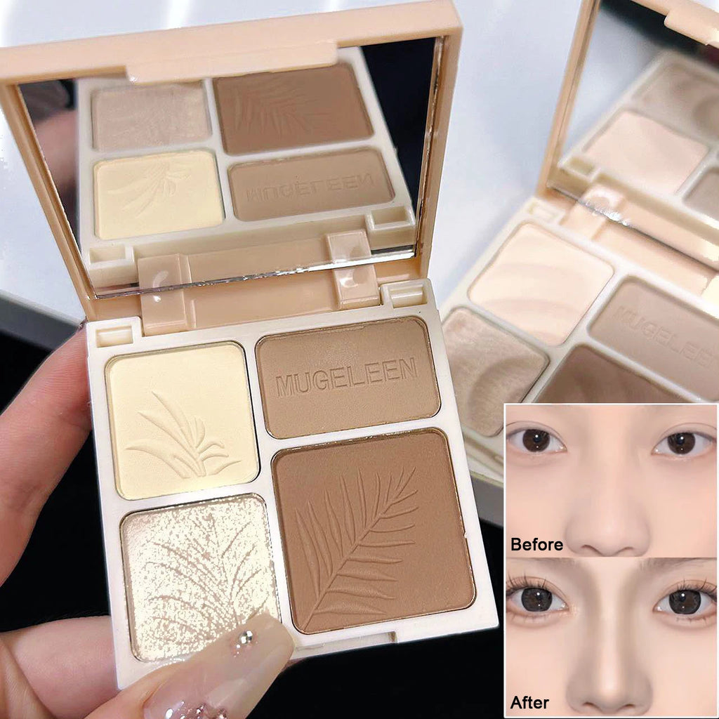 4-Shade 3D Highlight & Contour Palette
