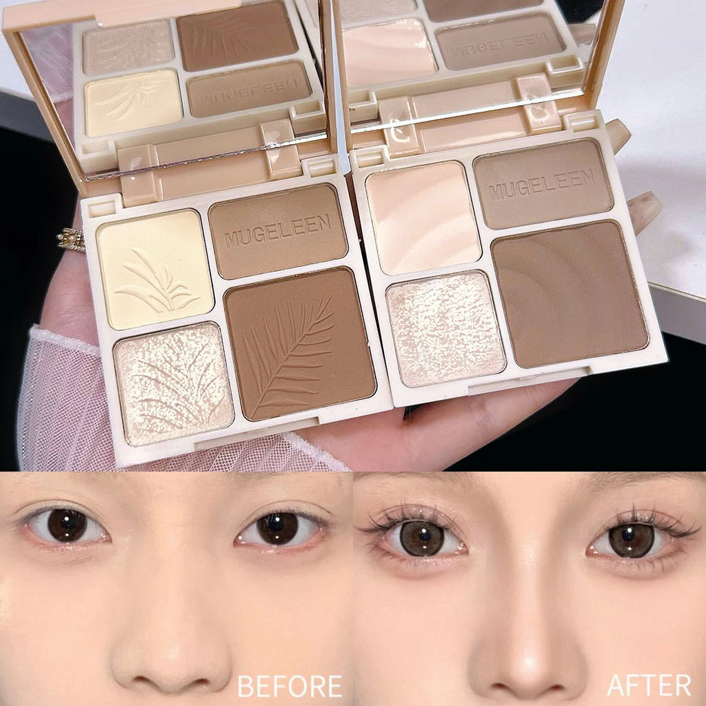 4-Shade 3D Highlight & Contour Palette