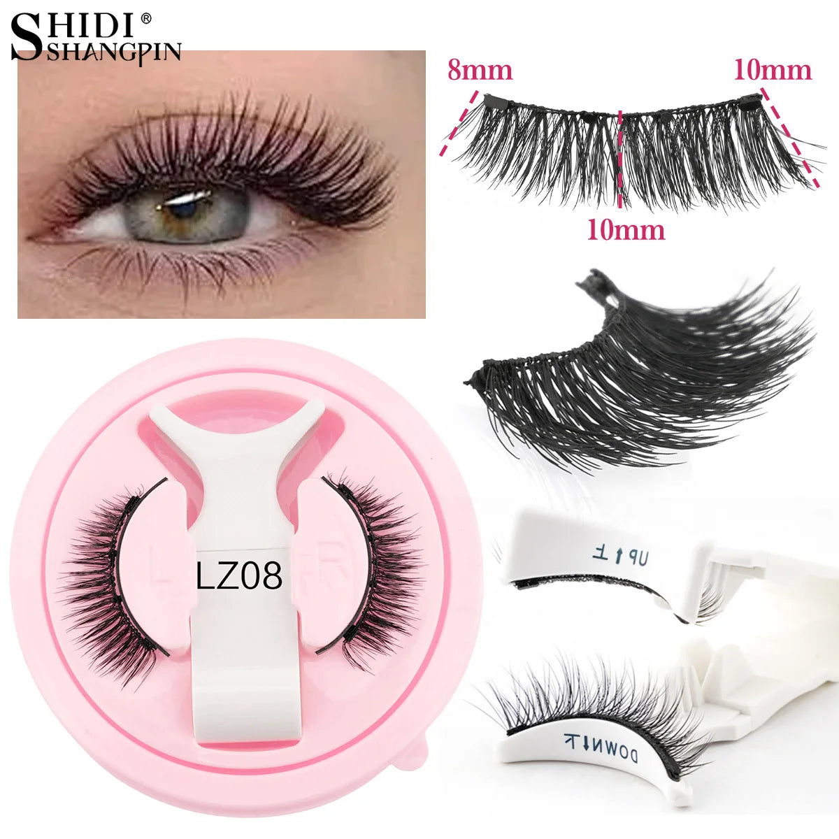 Fluffy Faux Mink Magnetic Lash Set