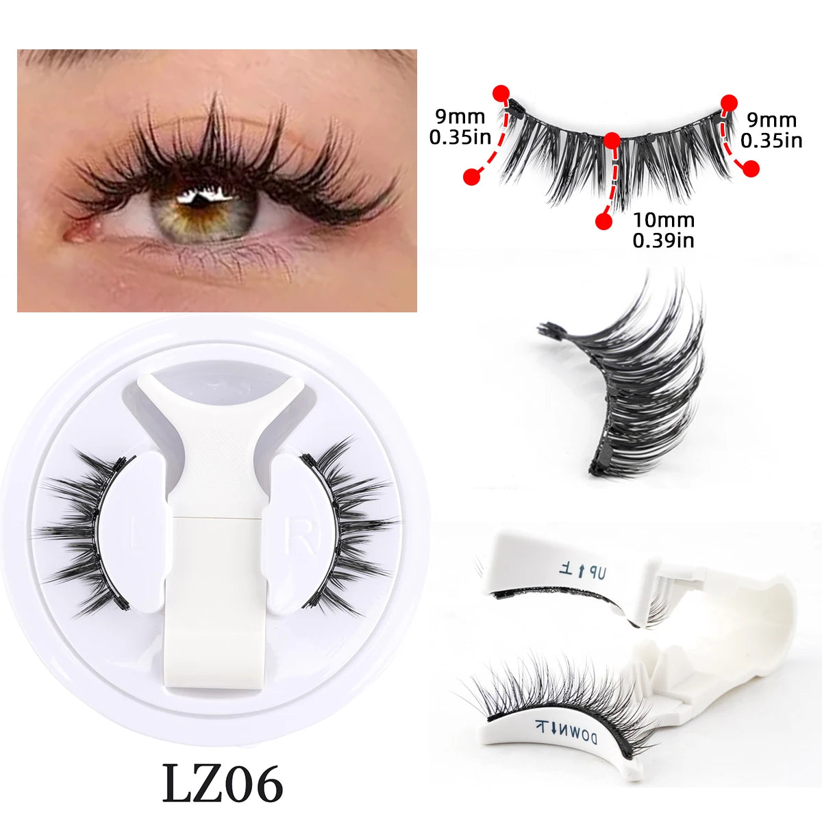 Fluffy Faux Mink Magnetic Lash Set