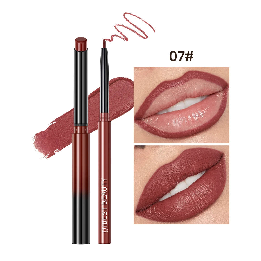 QIBEST Matte Lip & Liner Duo Set
