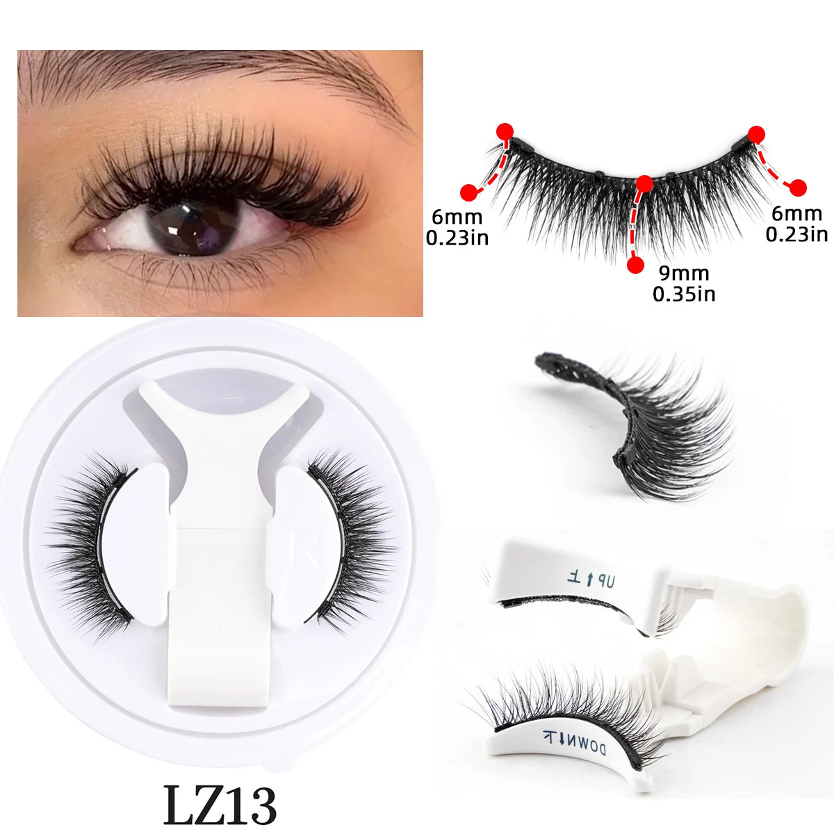 Fluffy Faux Mink Magnetic Lash Set